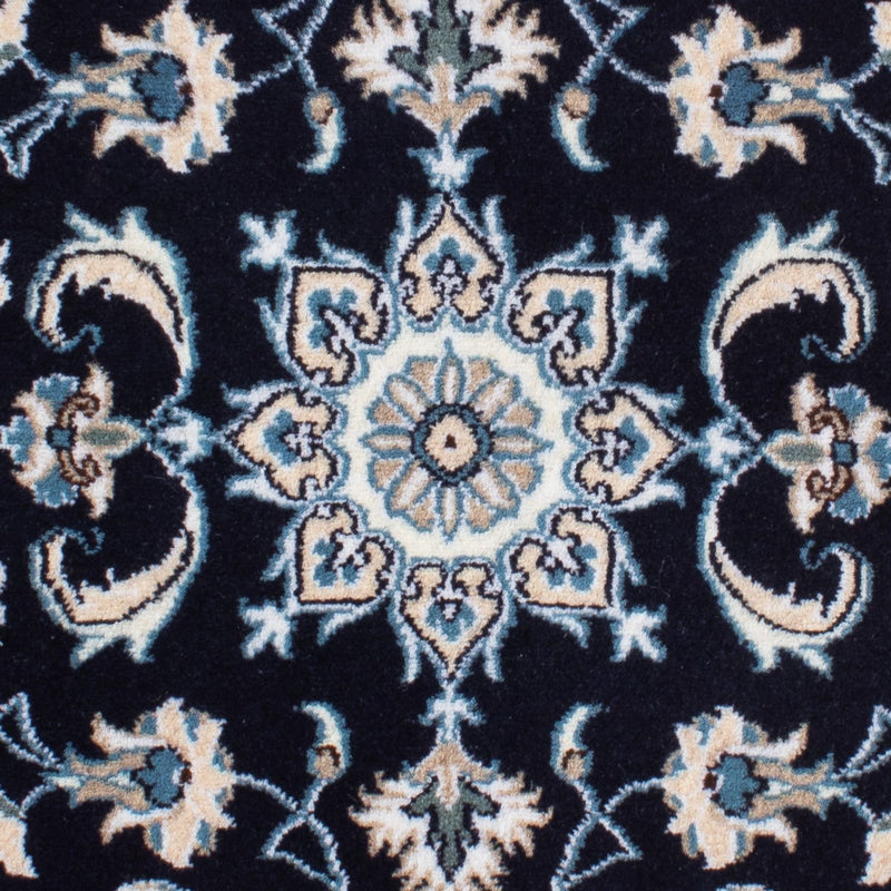 Perserteppich - Nain - 136 x 68 cm - dunkelblau