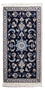 Perserteppich - Nain - 140 x 68 cm - dunkelblau