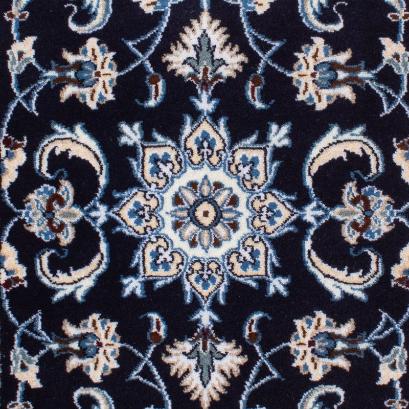 Perserteppich - Nain - 140 x 68 cm - dunkelblau