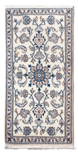 Perserteppich - Nain - 137 x 68 cm - creme
