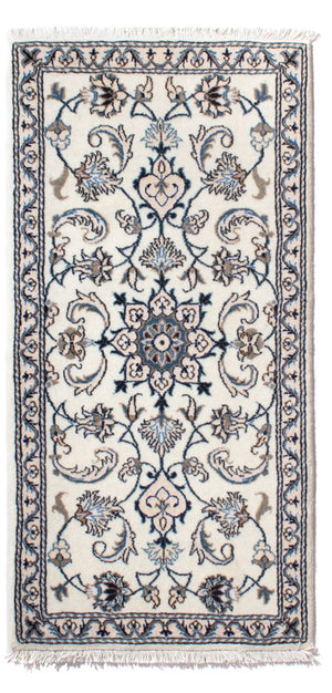 Perserteppich - Nain - 140 x 70 cm - creme