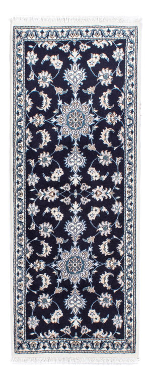 Läufer Perser - Nain - 202 x 78 cm - dunkelblau