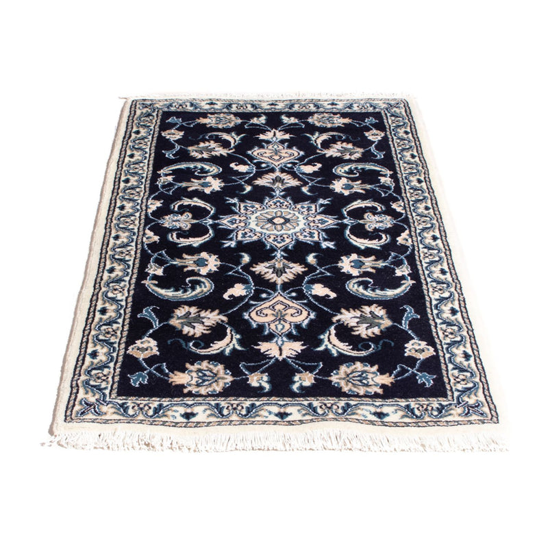 Perserteppich - Nain - 141 x 72 cm - dunkelblau