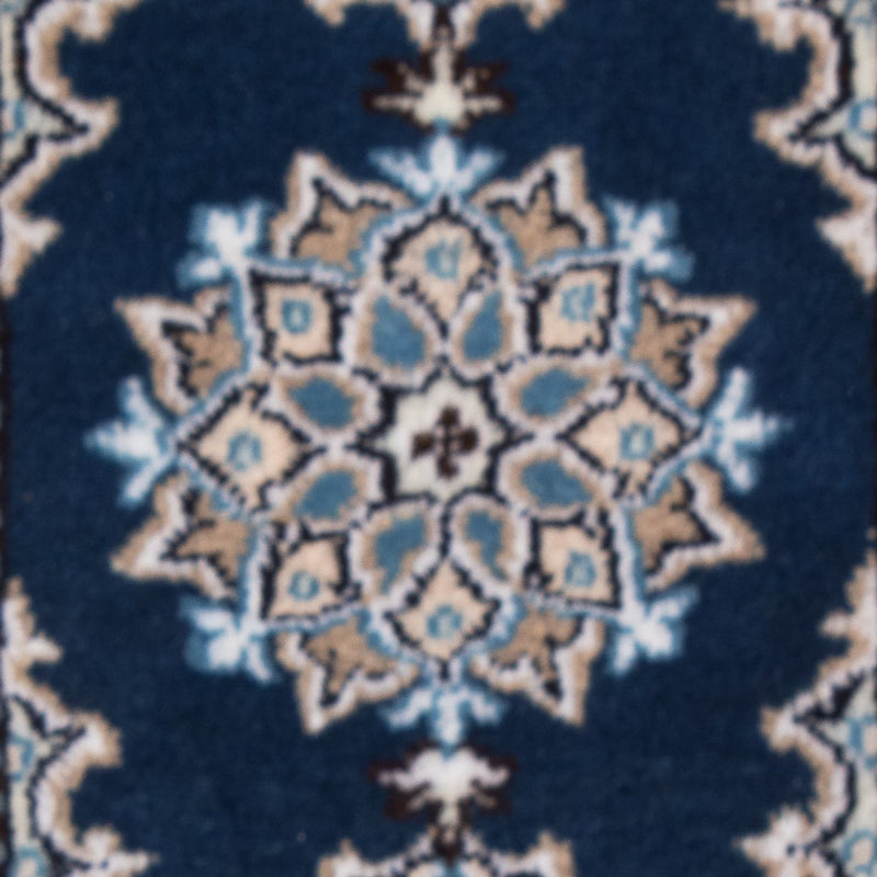 Perserteppich - Nain - 60 x 40 cm - dunkelblau