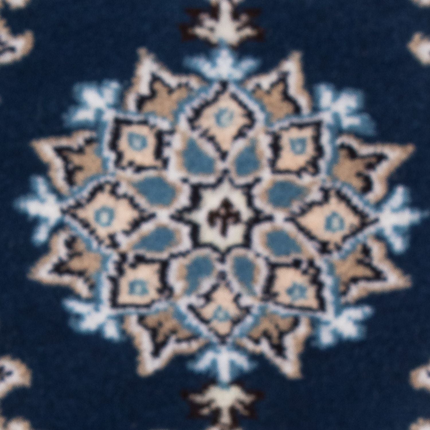 Perserteppich - Nain - 60 x 40 cm - dunkelblau