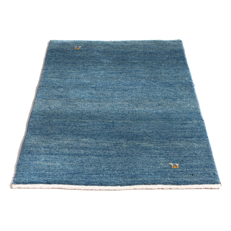 Gabbeh Teppich - Perser - 140 x 69 cm - seeblau