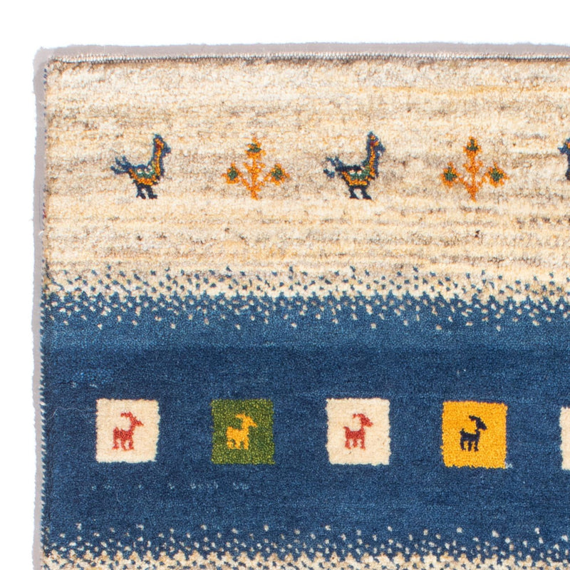Gabbeh Teppich - Perser - 123 x 85 cm - mehrfarbig