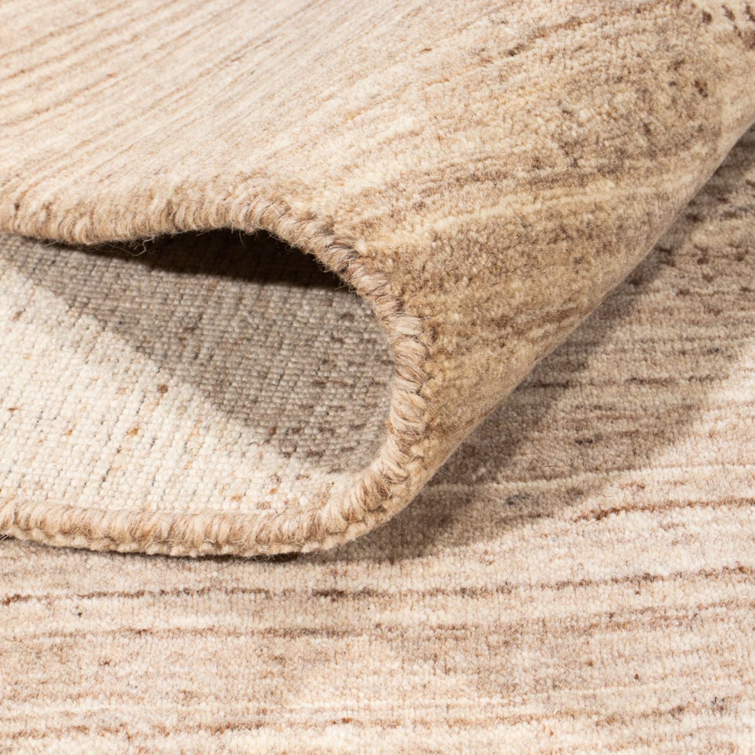 Gabbeh Teppich - Loribaft Softy - 198 x 126 cm - beige