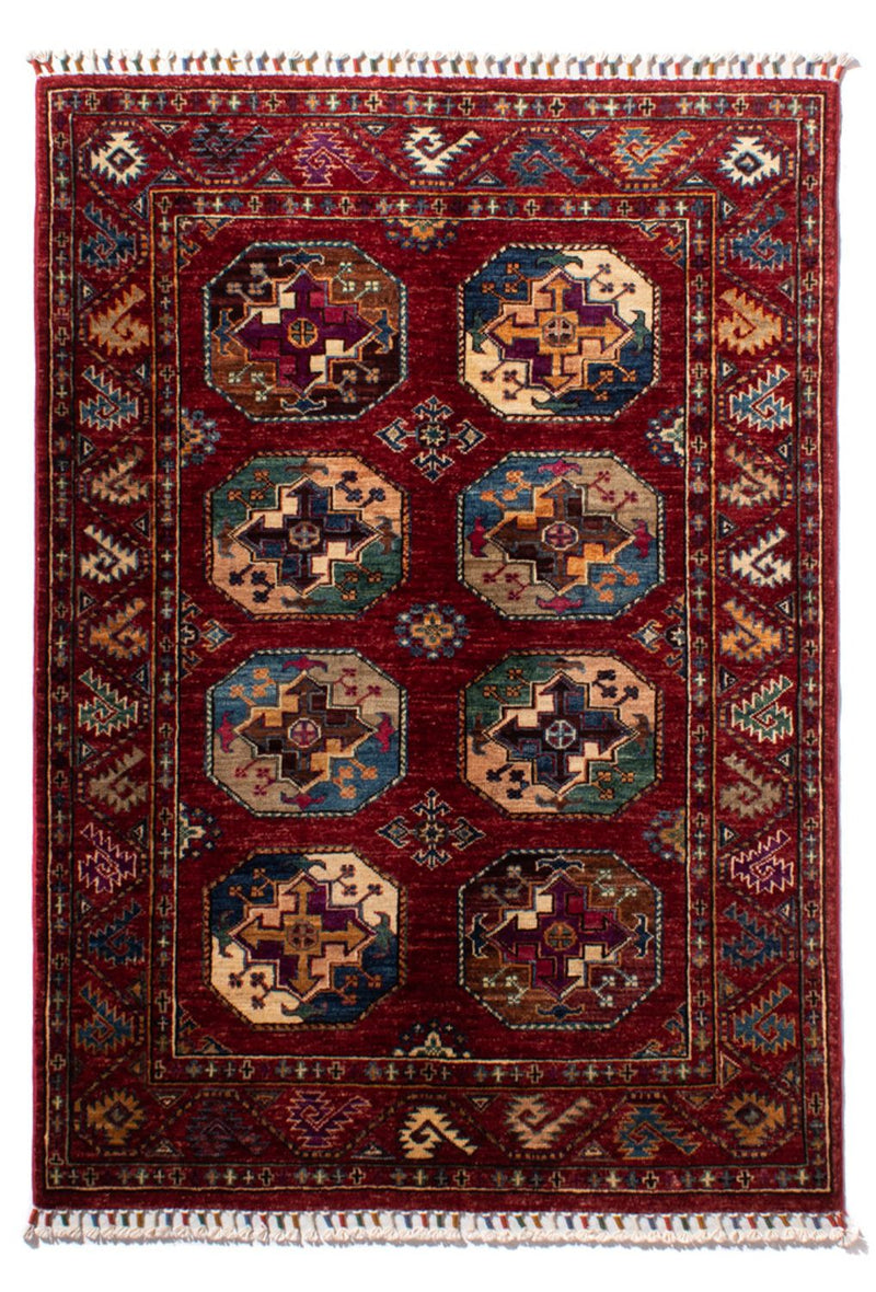 Ziegler Teppich - Ariana - 142 x 100 cm - dunkelrot