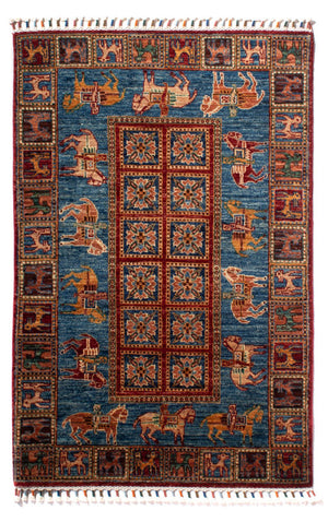 Ziegler Teppich - Ariana - 134 x 87 cm - mehrfarbig