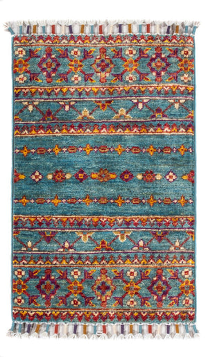 Ziegler Teppich - Ariana - 61 x 40 cm - türkis