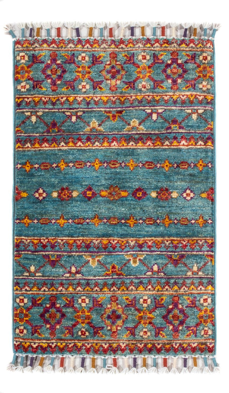 Ziegler Teppich - Ariana - 61 x 40 cm - türkis