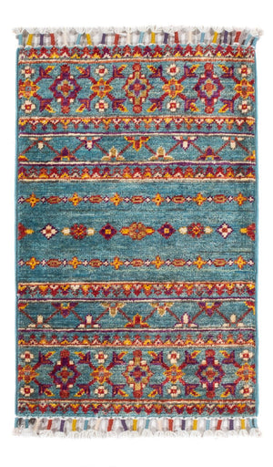 Ziegler Teppich - Ariana - 61 x 40 cm - türkis
