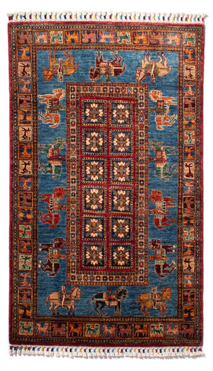 Ziegler Teppich - Ariana - 162 x 100 cm - mehrfarbig