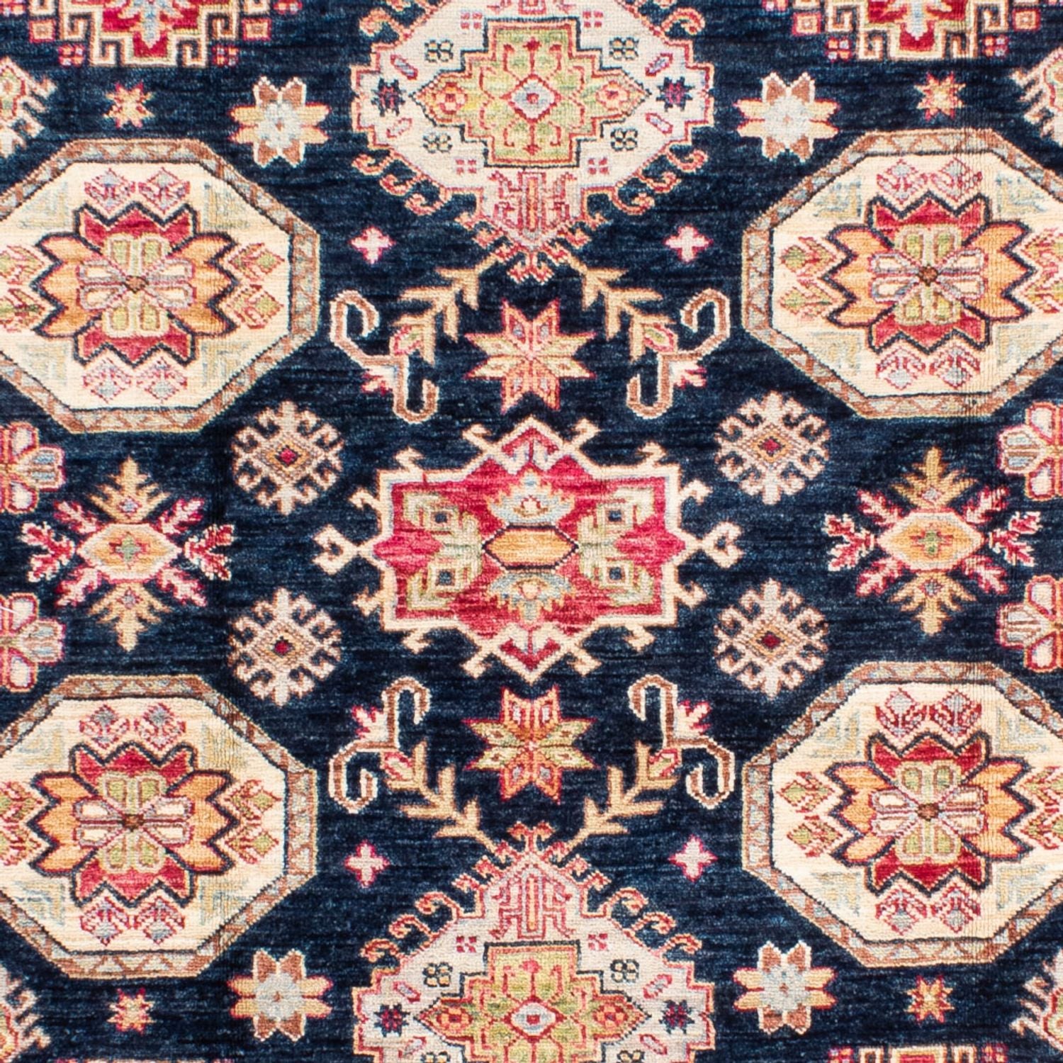 Ziegler Teppich - Kazak - 245 x 168 cm - dunkelblau