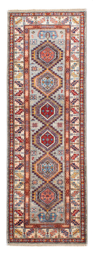 Läufer Ziegler - Kazak - 228 x 74 cm - hellblau