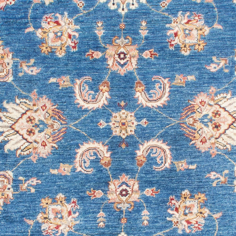 Ziegler Teppich - 212 x 150 cm - blau