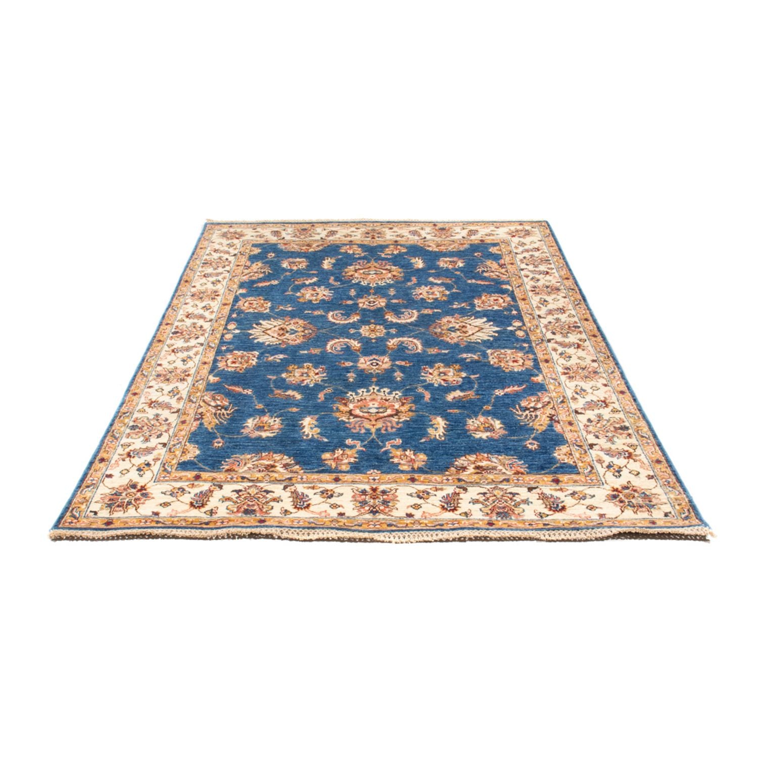 Ziegler Teppich - 212 x 150 cm - blau
