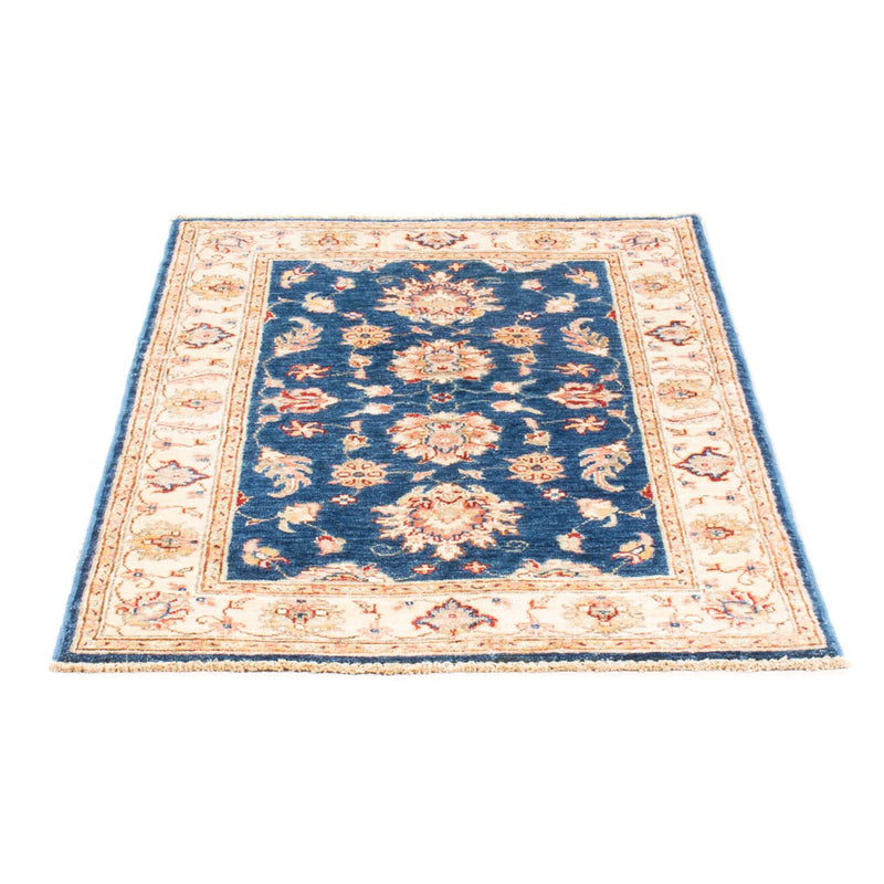 Ziegler Teppich - 135 x 85 cm - blau
