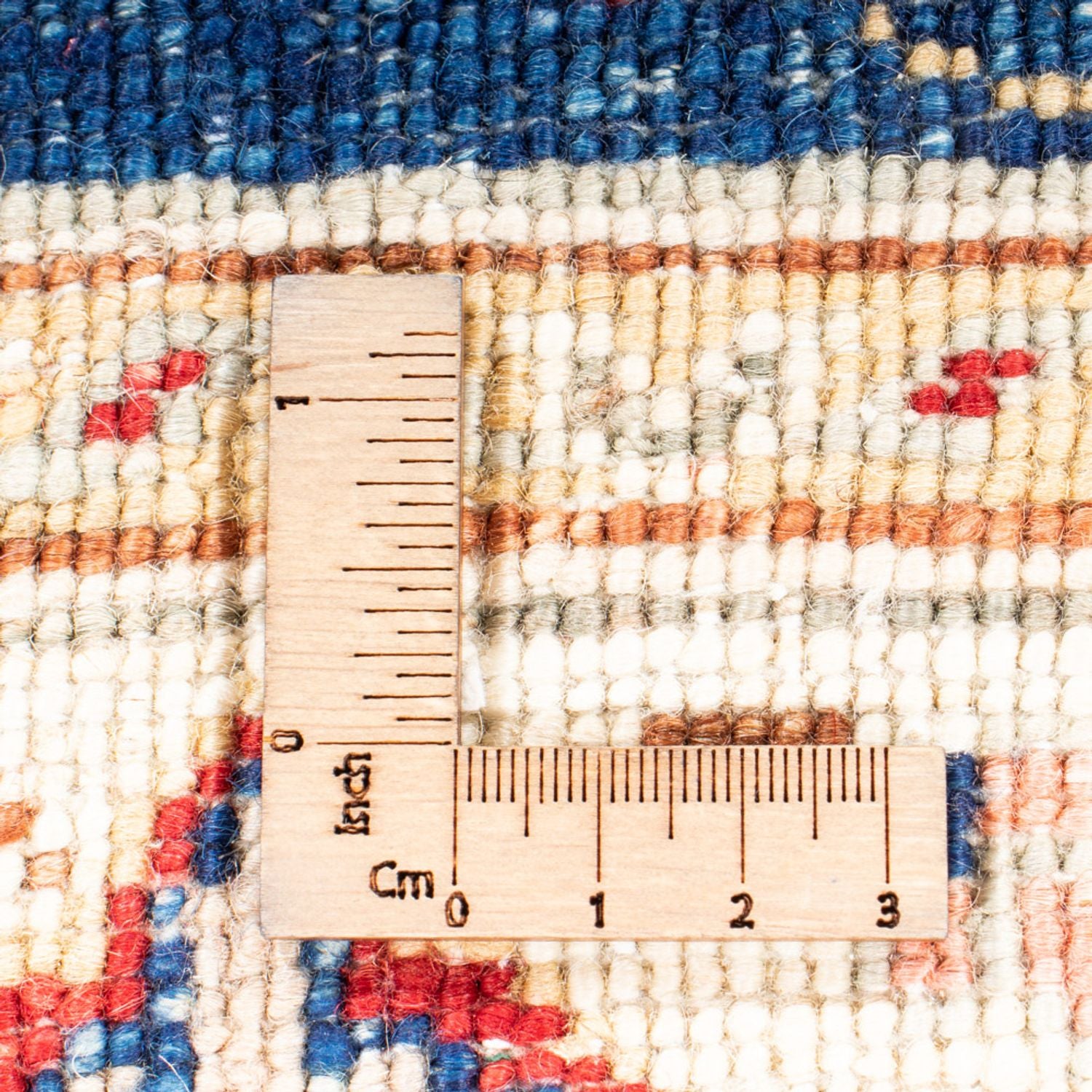 Ziegler Teppich - 135 x 85 cm - blau