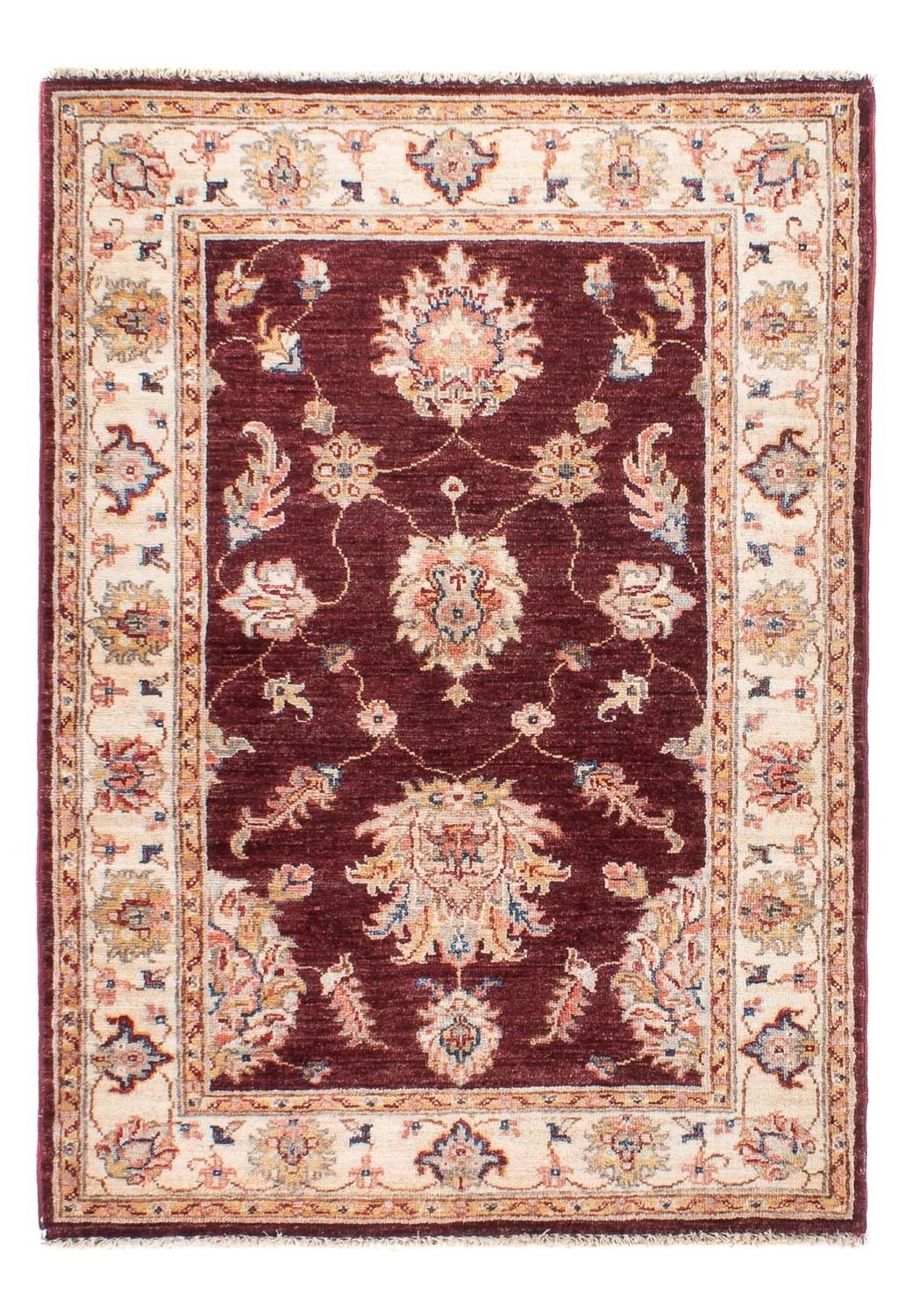 Ziegler Teppich - 126 x 85 cm - rot
