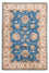 Ziegler Teppich - 183 x 127 cm - blau