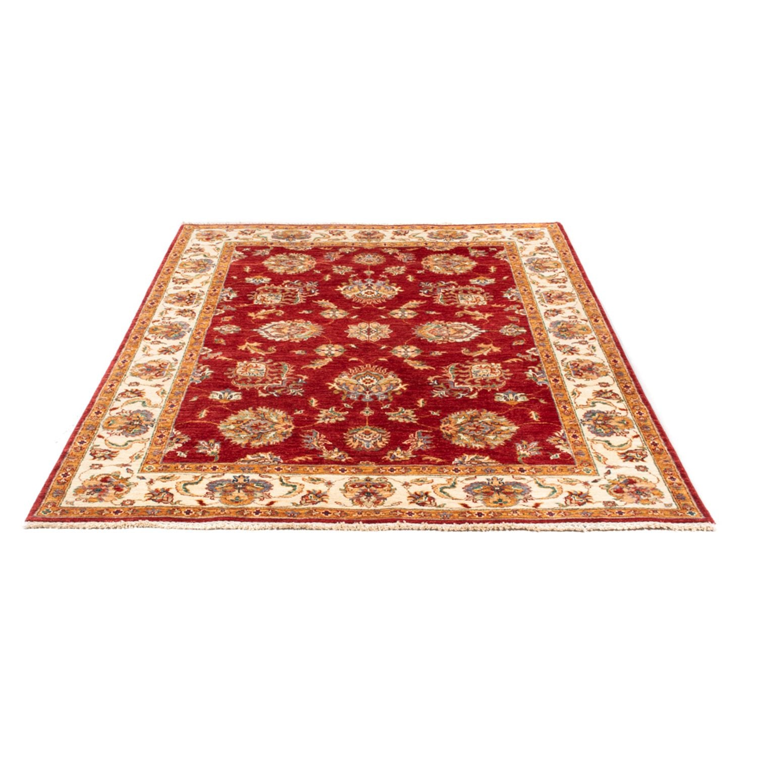 Ziegler Teppich - 202 x 155 cm - rot