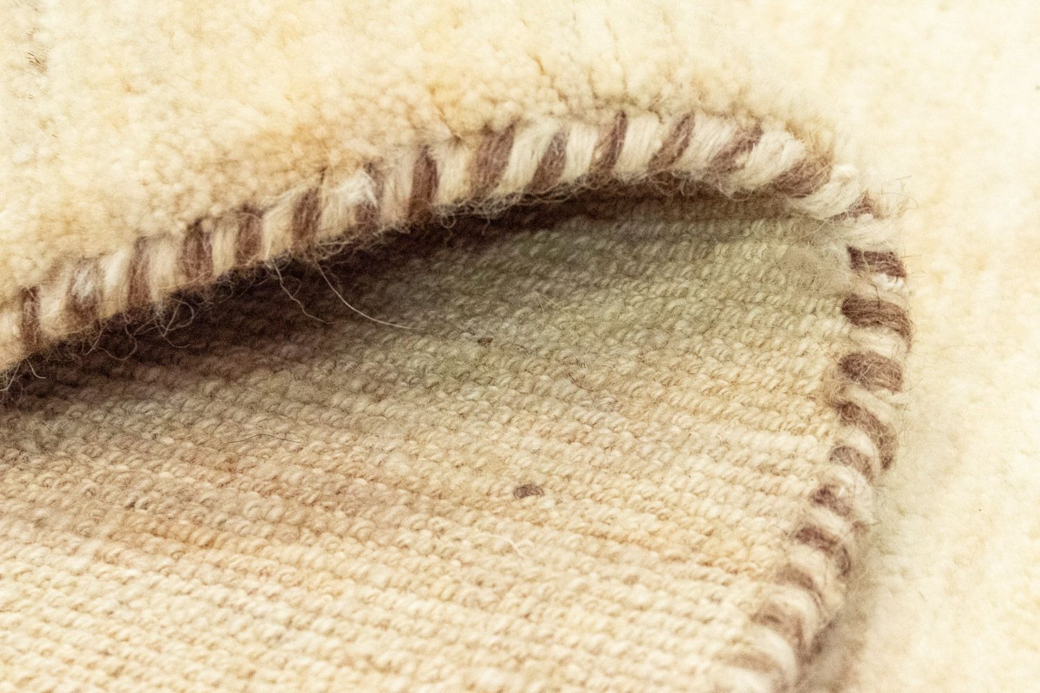 Gabbeh Teppich - Perser 304 x 82 cm - beige