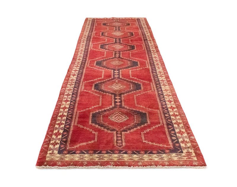Perserteppich - Nomadic 393 x 104 cm - rot