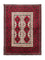 Belutsch Teppich 95 x 74 cm - rot