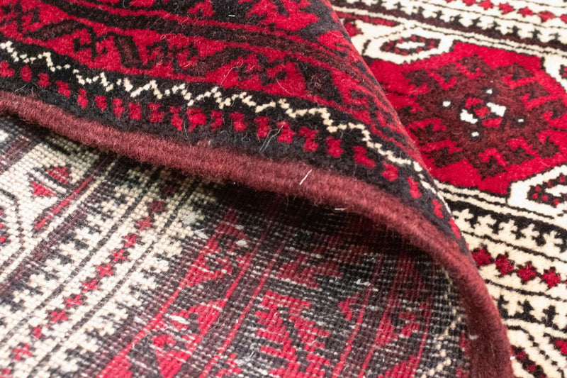Belutsch Teppich 95 x 74 cm - rot