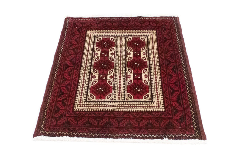 Belutsch Teppich 95 x 74 cm - rot