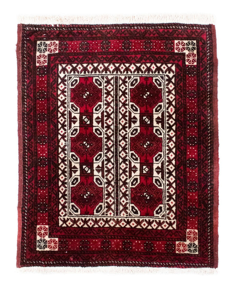 Belutsch Teppich 78 x 63 cm - rot