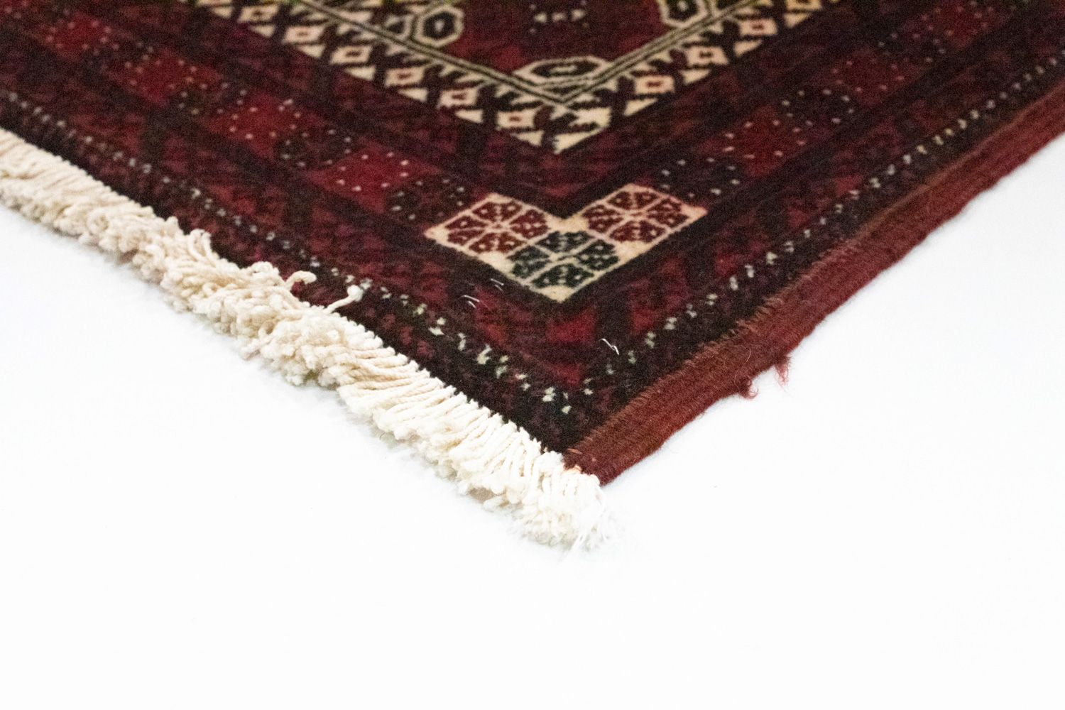 Belutsch Teppich 78 x 63 cm - rot