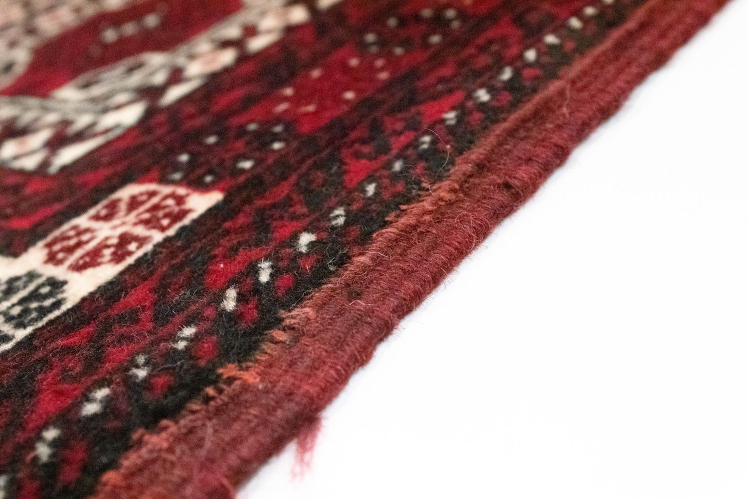 Belutsch Teppich 78 x 63 cm - rot