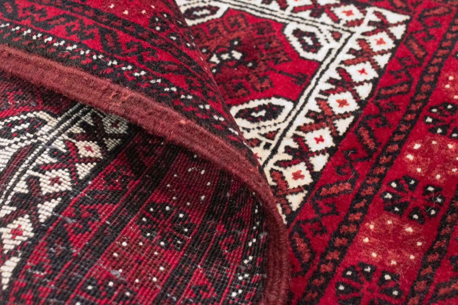 Belutsch Teppich 78 x 63 cm - rot
