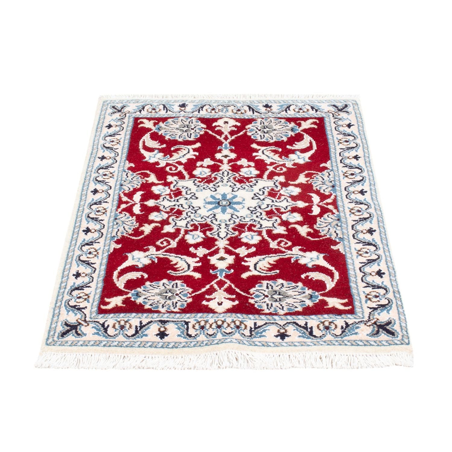 Perserteppich - Nain - 87 x 59 cm - rot