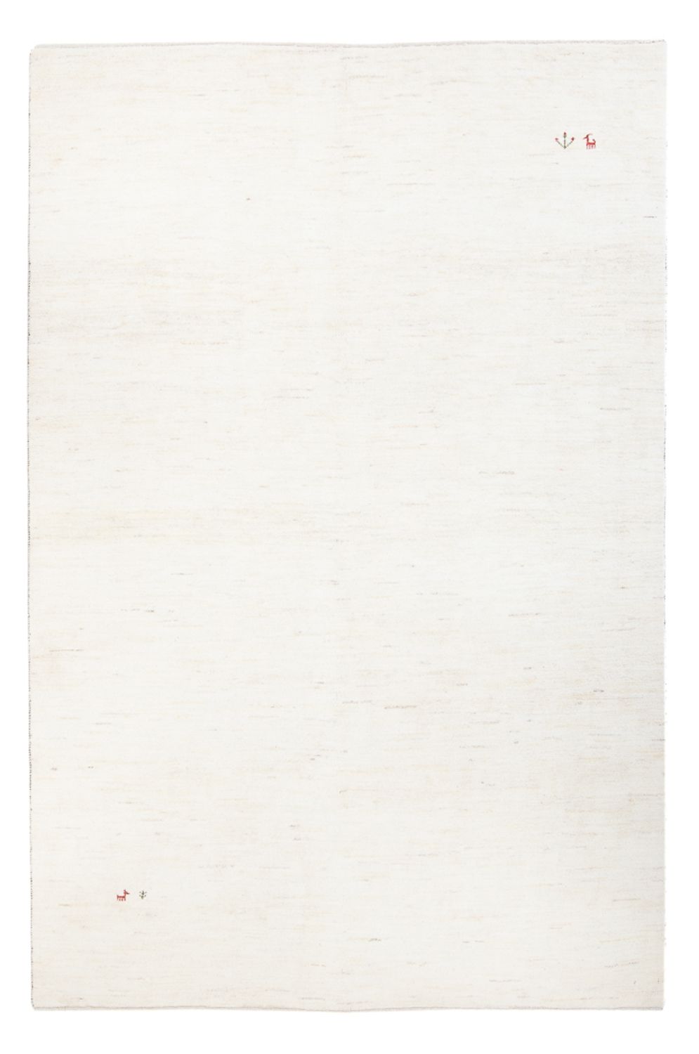 Gabbeh Teppich - Perser - 255 x 174 cm - weiß