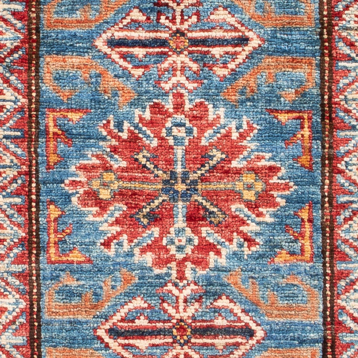 Ziegler Teppich - Kazak - 100 x 62 cm - blau