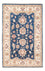 Ziegler Teppich - 128 x 78 cm - blau