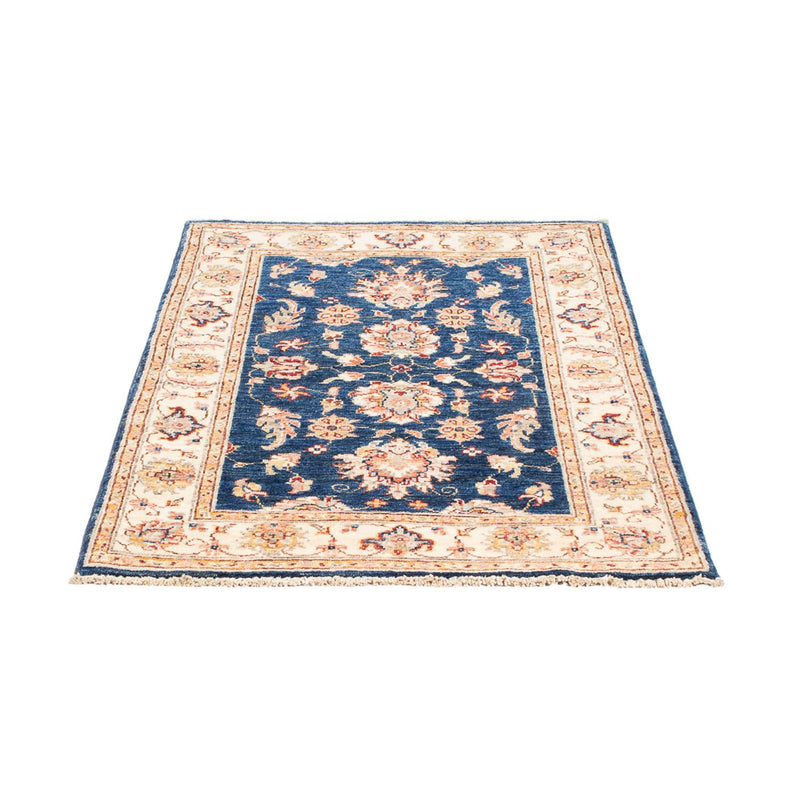 Ziegler Teppich - 128 x 78 cm - blau