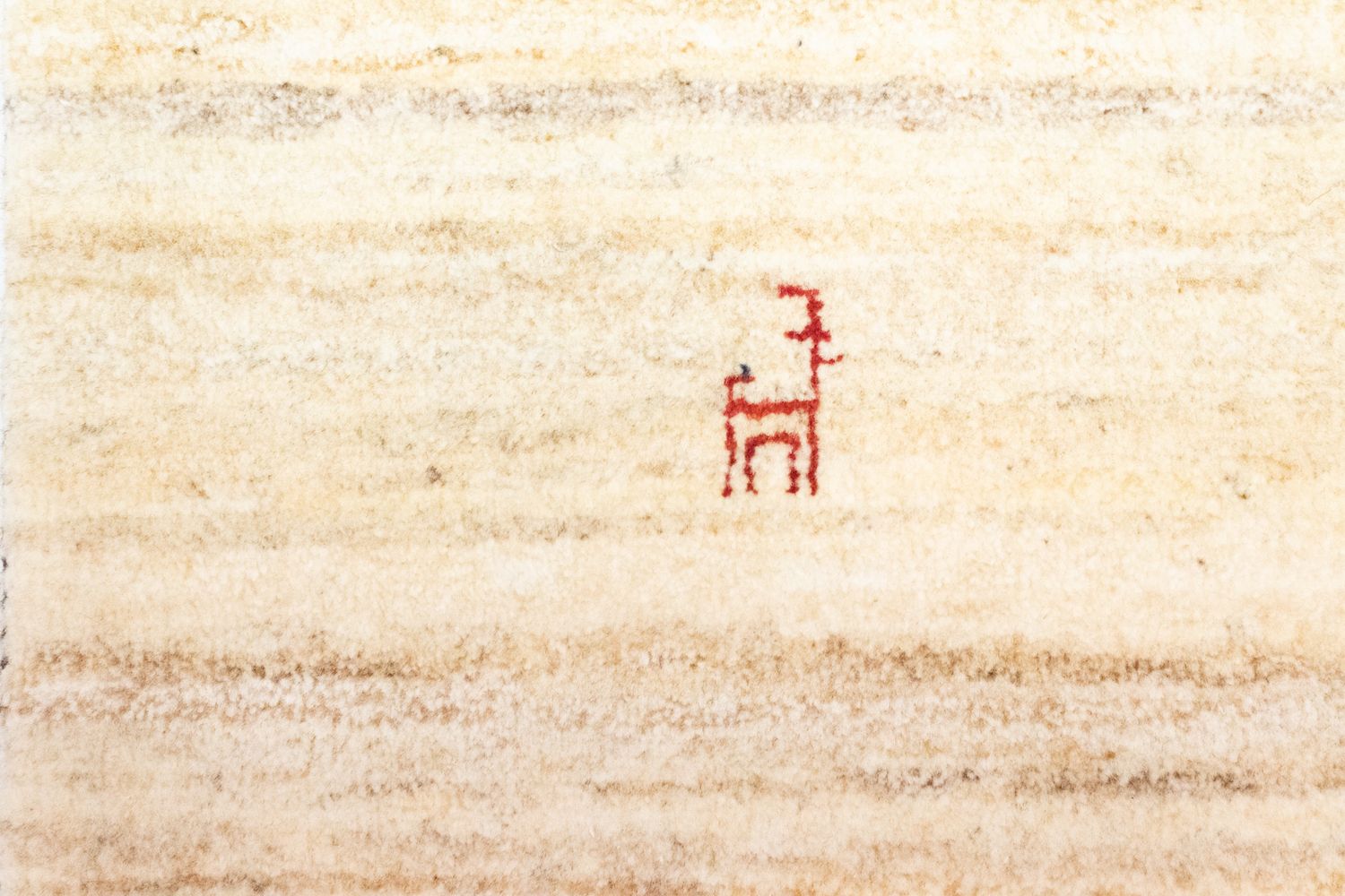 Gabbeh Teppich - Perser 60 x 40 cm - beige