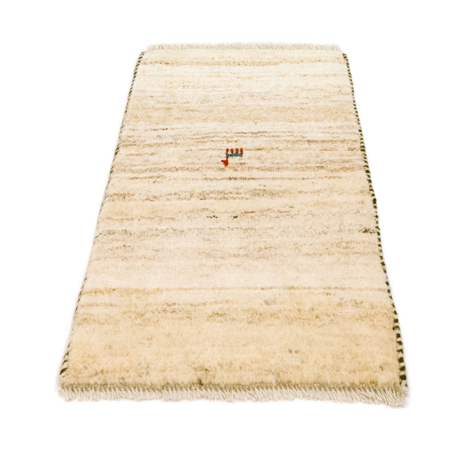 Gabbeh Teppich - Perser 60 x 40 cm - beige