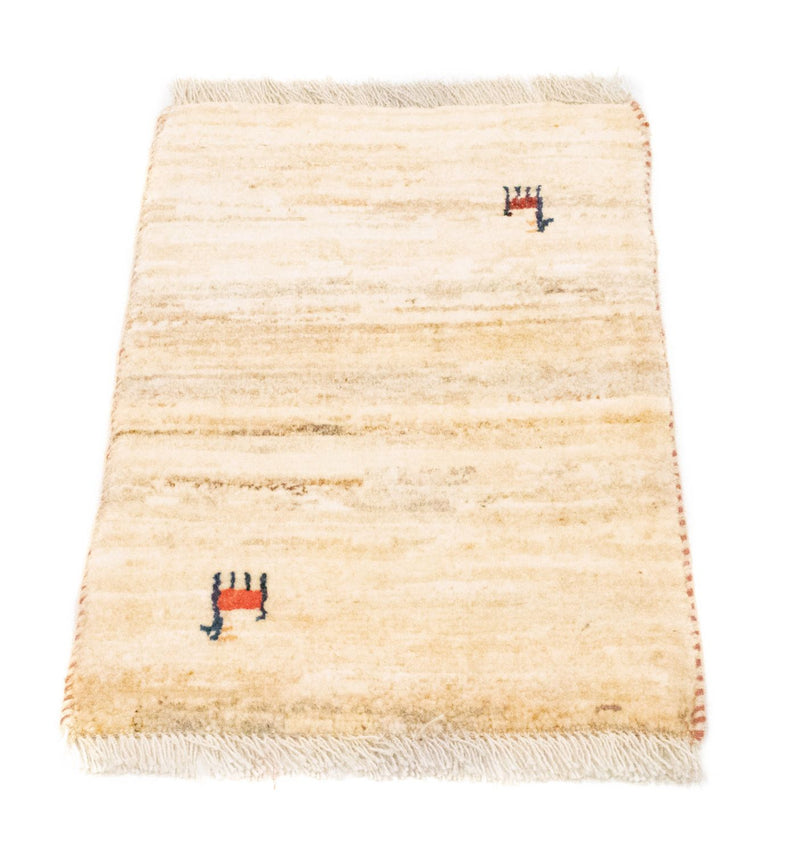 Gabbeh Teppich - Perser 60 x 40 cm - beige