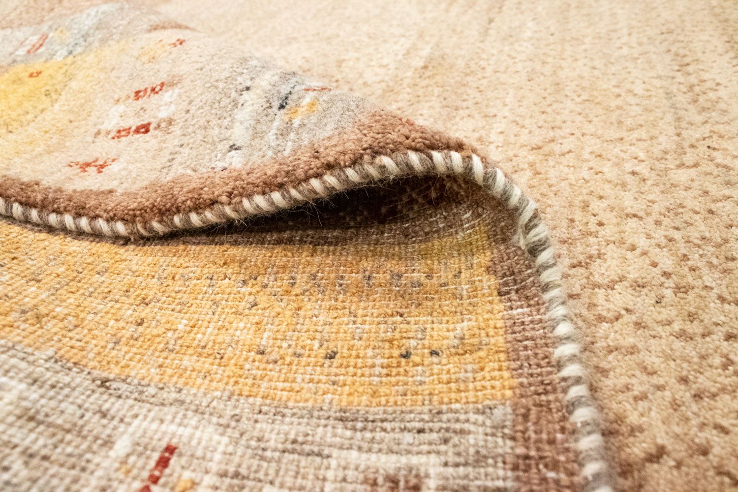 Gabbeh Teppich - Loribaft Perser 250 x 159 cm - braun