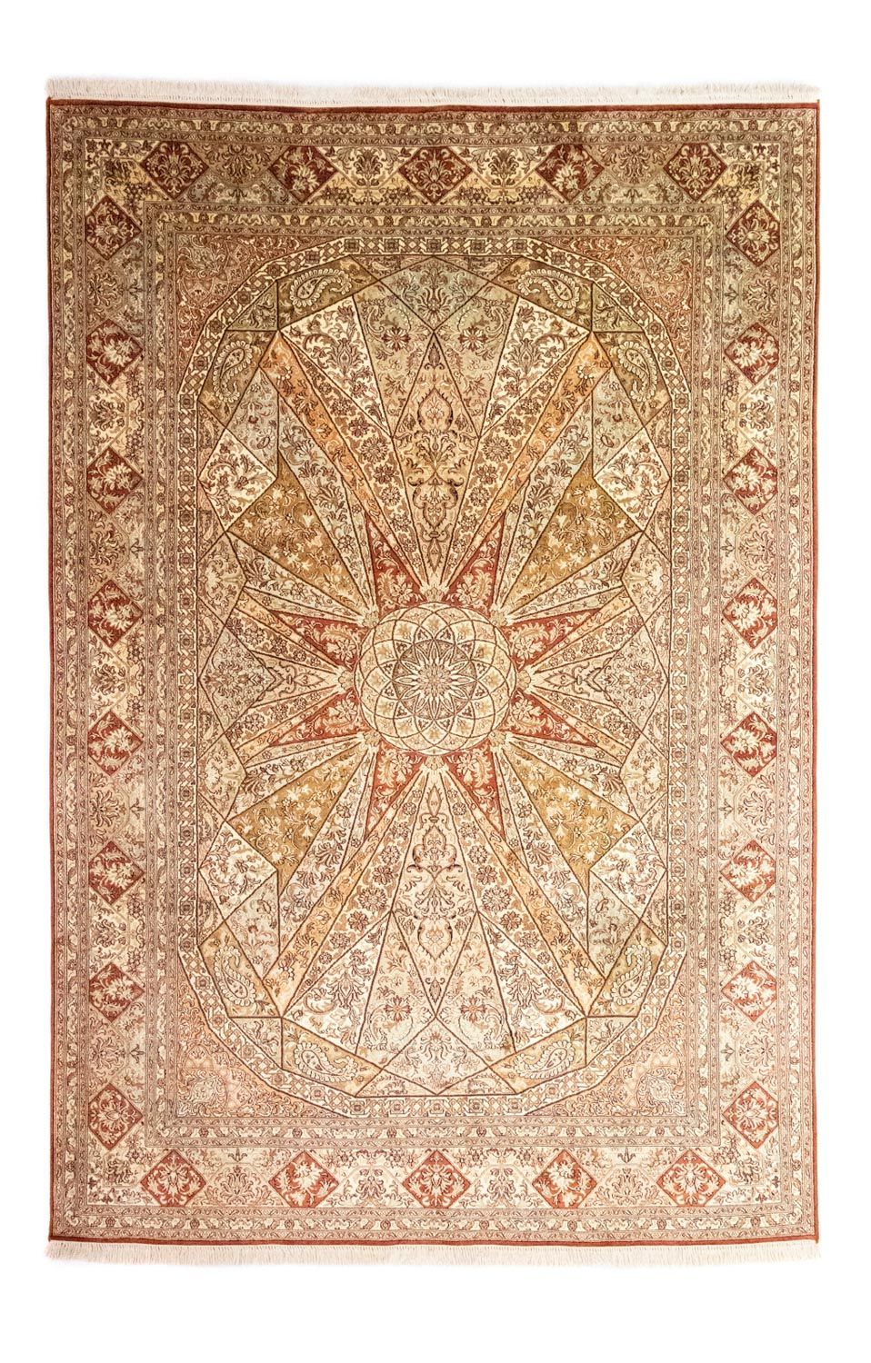 Seidenteppich - Kaschmir Seide 270 x 185 cm Teppich Wohnzimmer