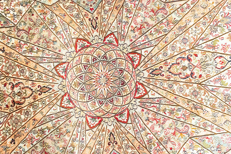 Seidenteppich - Kaschmir Seide 250 x 167 cm Teppich Wohnzimmer