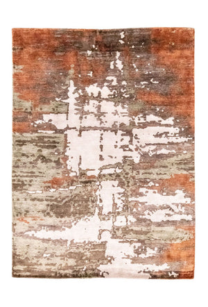 Designer Teppich 236 x 171 cm - mehrfarbig