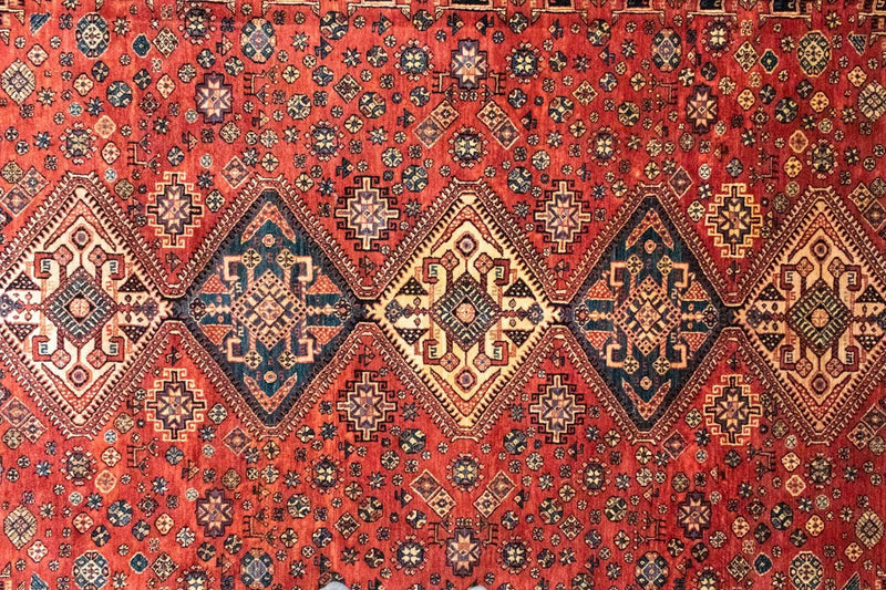 Perserteppich - Nomadic 280 x 207 cm - rot
