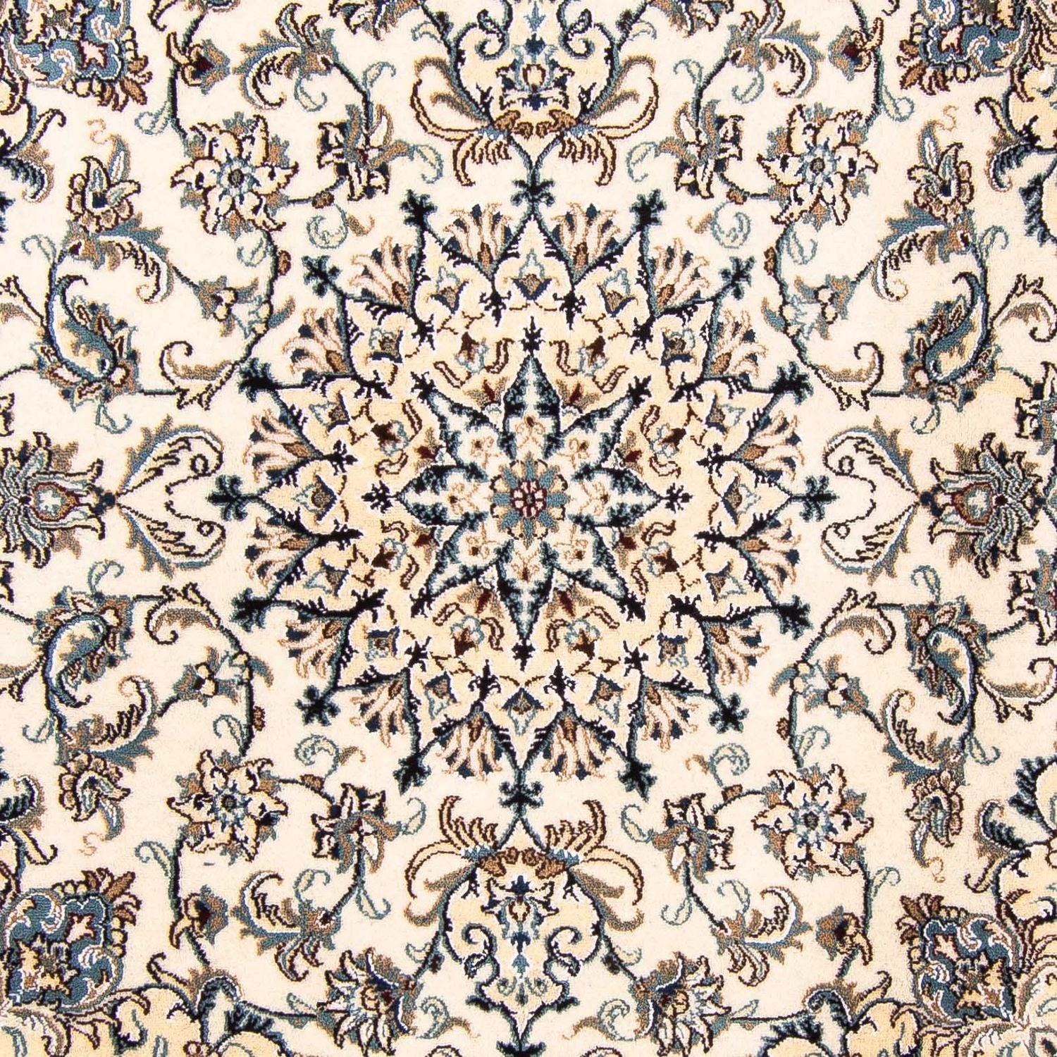 Perserteppich - Nain 200 x 195 cm Teppich Quadratisch